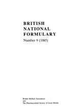 Cover of: British National Formulary by 