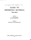 Guide to Reference Material Volume Science &TECH by A. J. Walford
