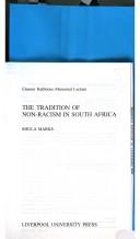 Cover of: tradition of non-racism in South Africa