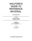 Cover of: Walford's Guide to Reference Material by A. J. Walford