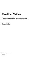 Cover of: Cohabiting Mothers