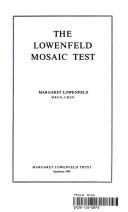Cover of: The Lowenfeld Mosaic Test