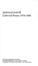 Cover of: Collected Poems Nineteen Seventy to Nineteen Eighty-Three