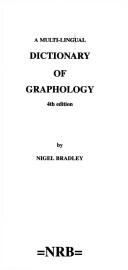 Cover of: Multilingual Dictionary of Graphology