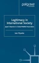 Cover of: Legitimacy Internat Society