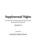 Cover of: Supplemental Nights by Richard Francis Burton
