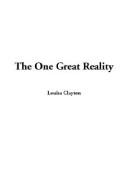 Cover of: The One Great Reality