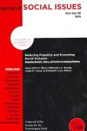 Cover of: Reducing Prejudice and Promoting Social Inclusion: Integrating Research, Theory, and Practice on Intergroup Relations (Journal of Social Issues)