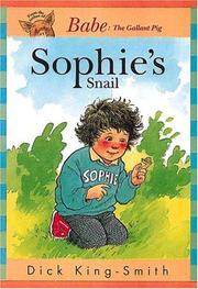 Cover of: Sophie's snail by Jean Little