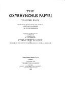 Cover of: Oxyrhynchus Papyri 49/3431-3521 (Graeco-Roman Memoirs)