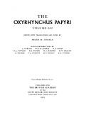 Oxyrhynchus Papyri 52/3647-3694 (Graeco-Roman Memoirs) by H. Cockle