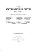 Cover of: Oxyrhynchus Papyri 50/3522-3600 (Graeco-Roman Memoirs)