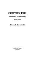 Cover of: Country Risk Assessment Monito by Thomas Krayenbuehl