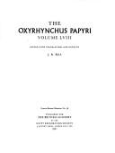 Cover of: Oxyrhynchus Papyri 58/3915-3962 (Graeco-Roman Memoirs)