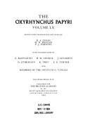 Cover of: Oxyrhynchus Papyri 60 (Graeco-Roman Memoirs)