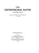 Cover of: Oxyrhynchus Papyri XLVI (46), nos. 3267-3315 (Graeco-Roman Memoirs no. 65)