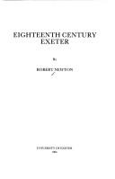 Cover of: Eighteenth Century Exeter