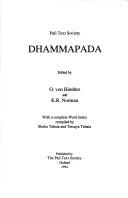 Cover of: Dhammapada by Oskar von Hinüber, K. R. Norman, Tetsuya Tabata