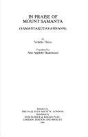 Cover of: In Praise of Mount Samanta/Samantakutavannana (Sacred Books of the Buddhists, Vol 37)