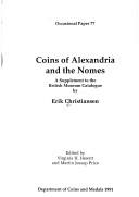 Coins of Alexandria and the nomes by Erik Christiansen