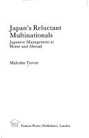 Cover of: The Japanese Management Development Systems by Malcolm Trevor