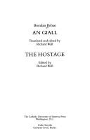 Cover of: An Giall AND The Hostage (Irish Dramatic Texts)