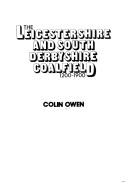 Cover of: Leicestershire and South Derbyshire coalfield 1200-1900
