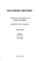 Cover of: Southern History: A Review of the History of Southern England