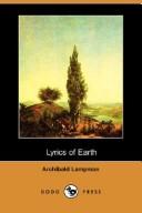 Lyrics of earth by Archibald Lampman
