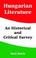 Cover of: Hungarian Literature