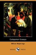 Cover of: Outspoken Essays (Dodo Press) by Inge, William Ralph