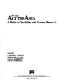 Cover of: Access Asia A Guide to Specialists and Current Research 1995 by J. Antonio; Ellings, Richard J.; Robertson, Sara E.; Williams, Gavin J., Editors Cabasco