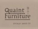 Cover of: The 1912 quaint furniture catalog, Stickley Brothers Company, Grand Rapids, Michigan