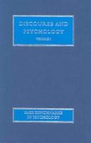 Cover of: Discourse and Psychology (SAGE Benchmarks in Psychology Series) by Jonathan Potter