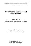 Cover of International business and globalization