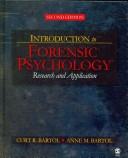 Cover of: Introduction to Forensic Psychology: Research and Application