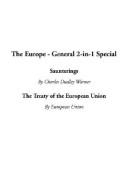 Cover of: The Europe - General 2-In-1 Special by Charles Dudley Warner, European Union