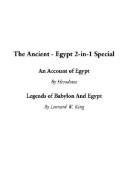 Cover of: The Ancient - Egypt 2-In-1 Special | Herodotus