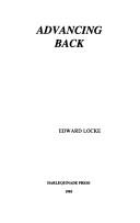 Cover of: Advancing Back by Edward Locke