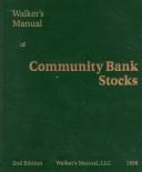 Walker's Manual of Community Bank Stocks by Harry K. Eisenberg