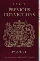 Previous convictions by A. A. Gill