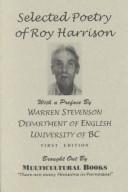 Cover of: Selected Poetry of Roy Harrison by Roy Harrison