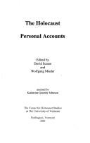 Cover of: Holocaust (Personal Accounts)