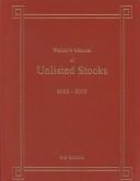 Cover of: Walker's Manual of Unlisted Stocks 2002-2003 (Walker's Manual of Unlisted Stocks)