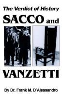 Cover of: The Verdict of History, Sacco and Vanzetti