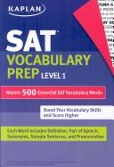 Cover of: SAT Vocabulary Prep Level 1