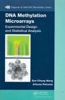 Cover of: DNA Methylation Microarrays: Experimental Design and Statistical Analysis