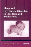 Sleep and Psychiatric Disorders in Children and Adolescents (Sleep Disorders)