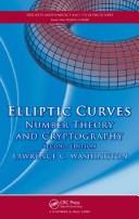 Cover of: Elliptic Curves by Lawrence C. Washington