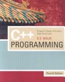 Cover of: C++ programming by D. S. Malik, D. S. Malik